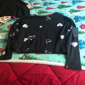 XS crop top shirt